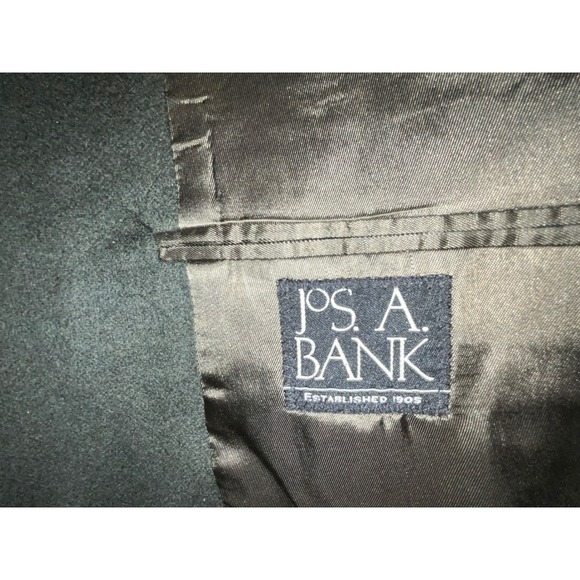 Jos A Bank Men's Classic Fit Gordon Dark Green Blazer Jacket Suit 44L - Picture 10 of 11